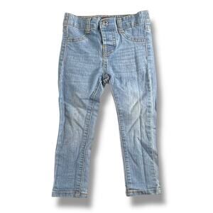 Girls Toddler 7 for all Mankind Light Wash Denim Jeans 24M 2T